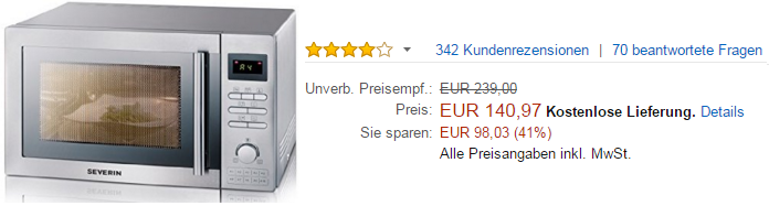 Severin Mikrowelle kaufen auf Amazon.de